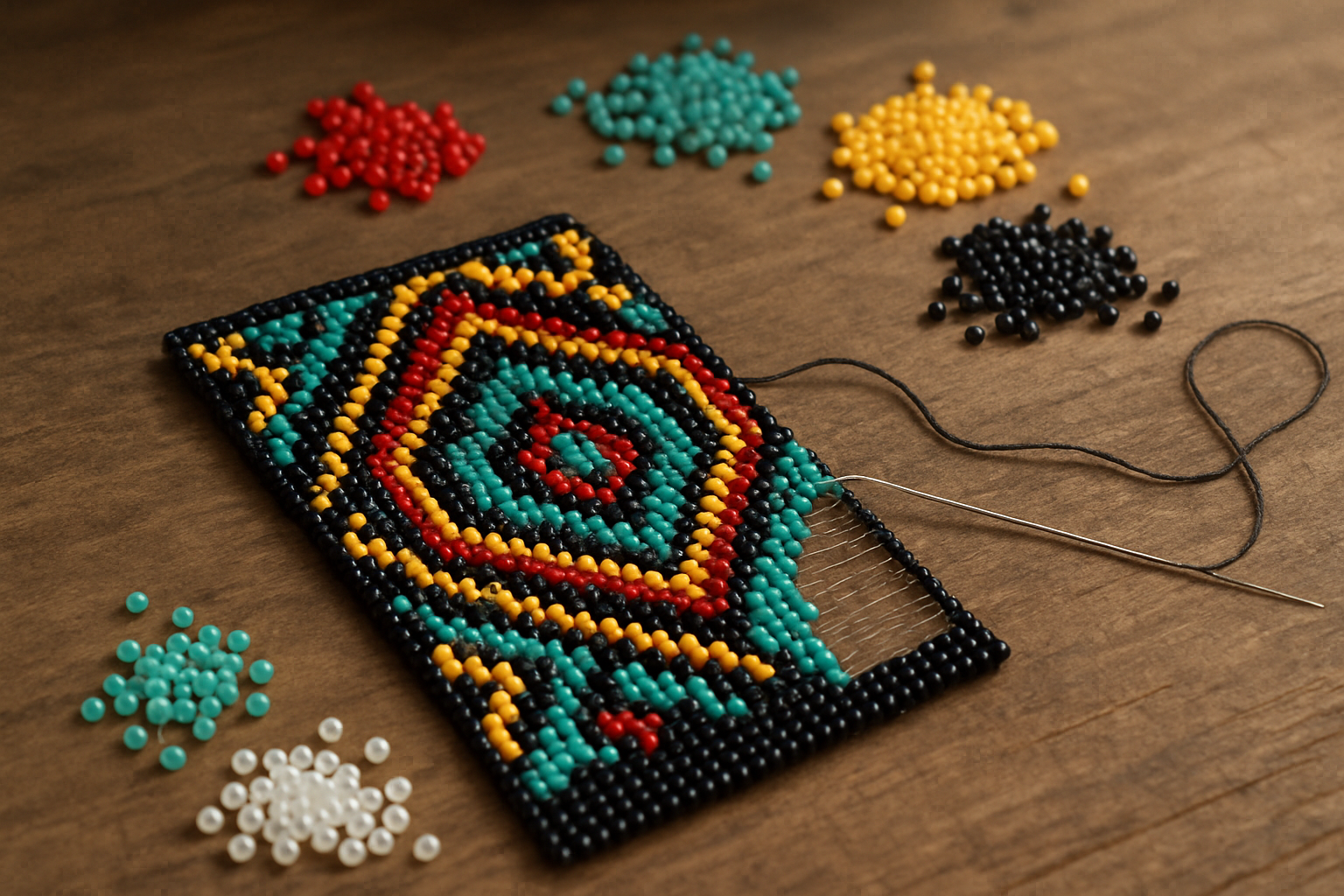 Boncuk bileklik örneği